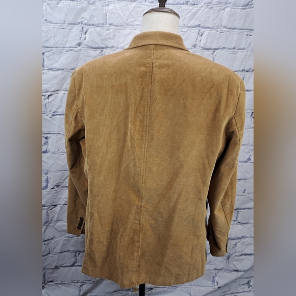 Eddie Bauer Men's Corduroy Jacket Blazer Golden Country Large Fits like XL 46R - Picture 7 of 16
